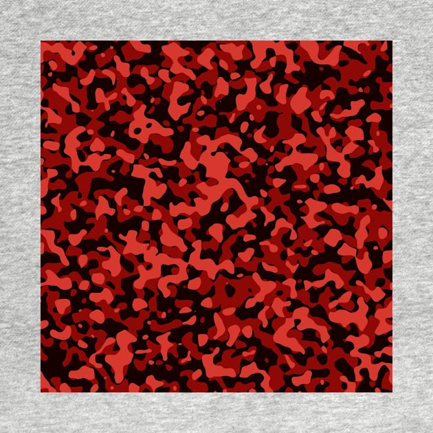 Camouflage Red  Effect by Tshirtstory